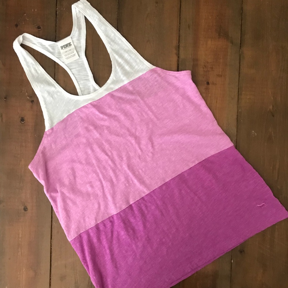 PINK Victoria’s Secret Tank - purple color block